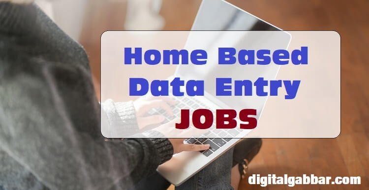 Data entry jobs