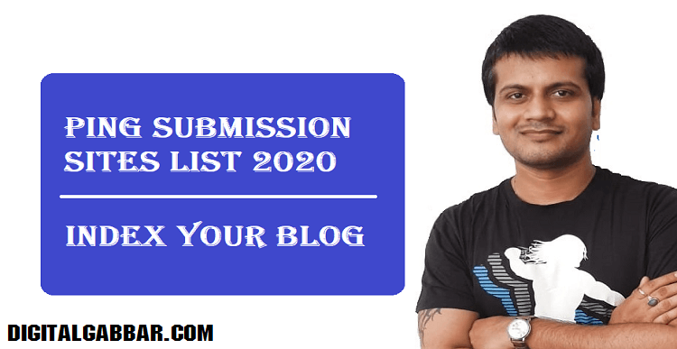 Ping Submission Sites