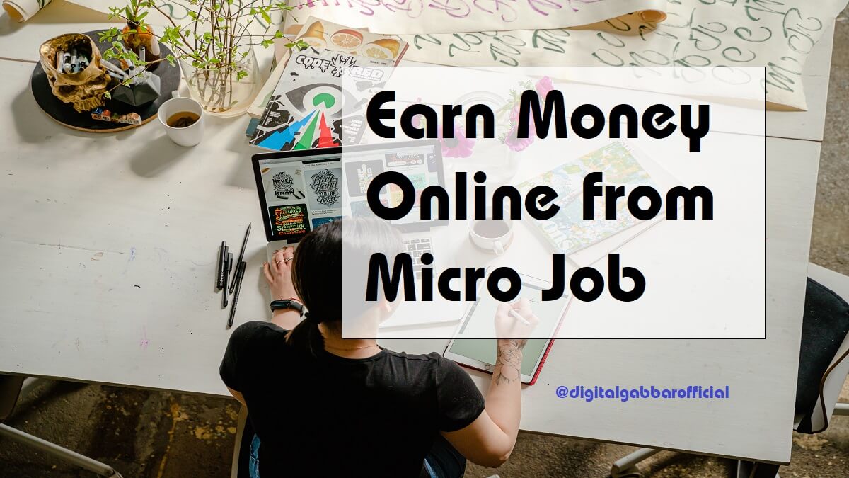 earn money online from Micro Job website