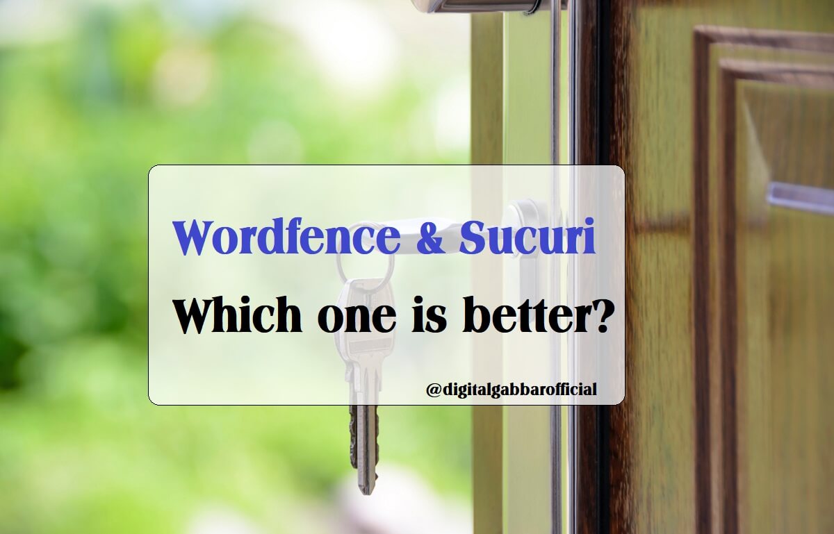 Wordfence और Sucuri