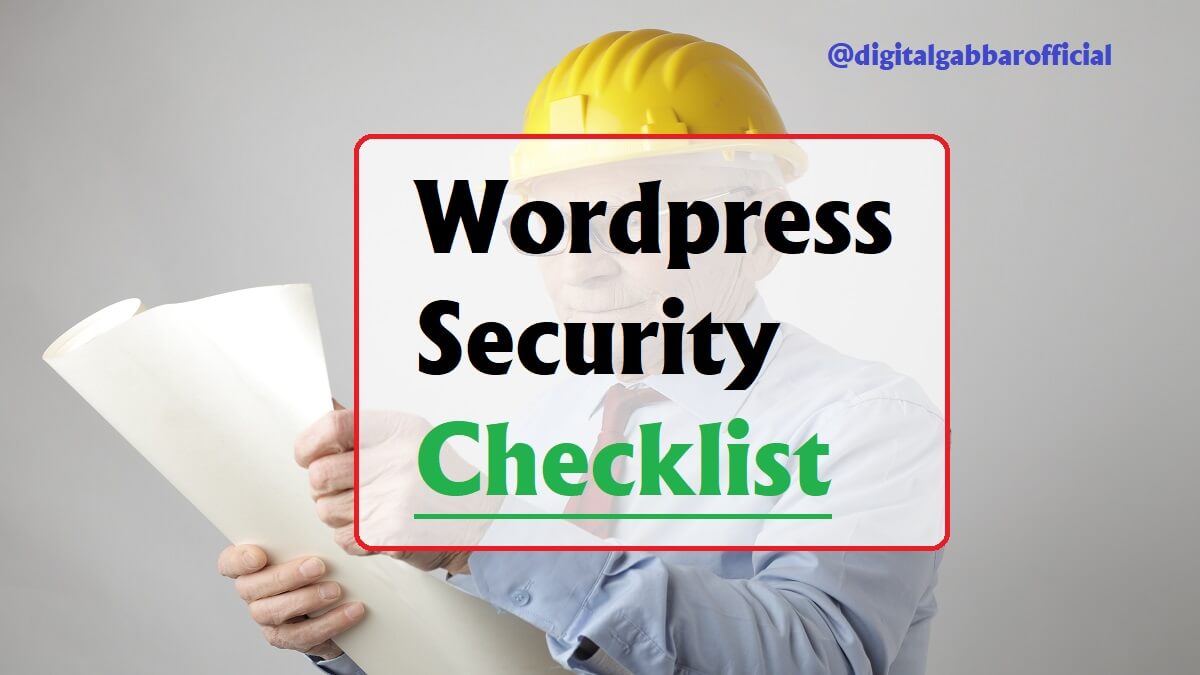 WordPress Security Checklist