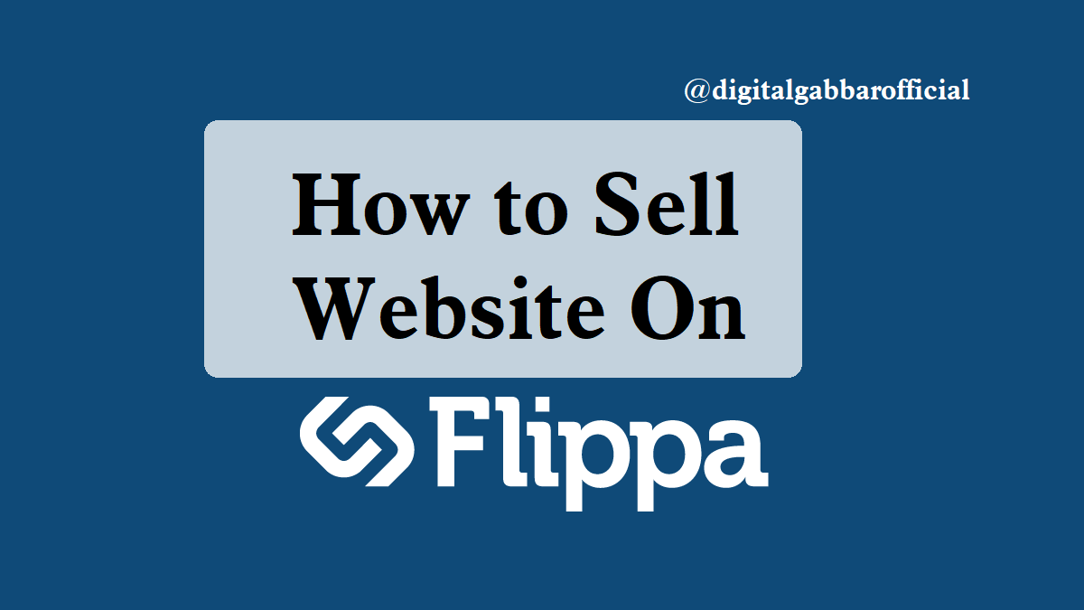 How to sell website on flippa