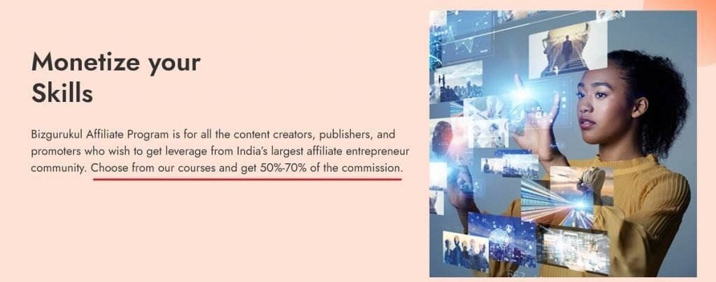 bizgurukul affiliate commission