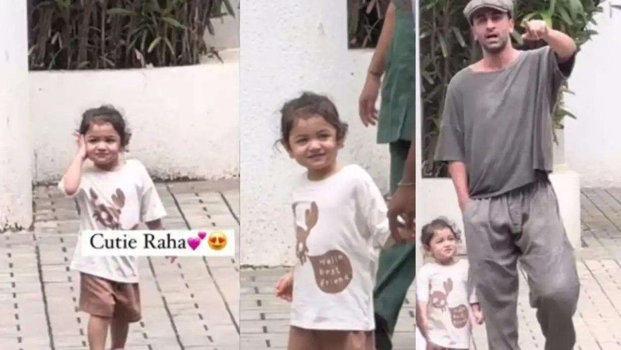 Baby Raha's video with father Ranbir Kapoor goes viral