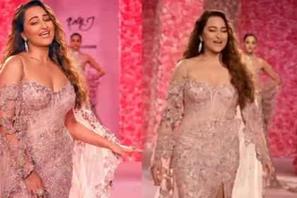 Sonakshi Sinha walked the ramp for the first time after marriage, showed her beauty as Barbie