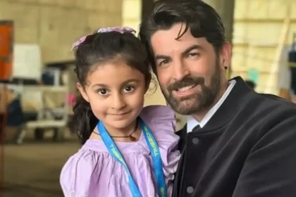 Neil Nitin Mukesh With Daughter