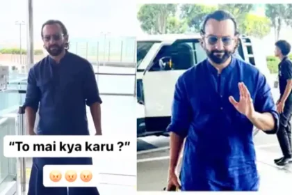 Saif Ali Khan Suddenly Got Angry, People Trolled Him After Seeing His Outfit And Mood