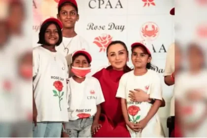 Rani Mukherjee Celebrated World Rose Day With Cancer Patients