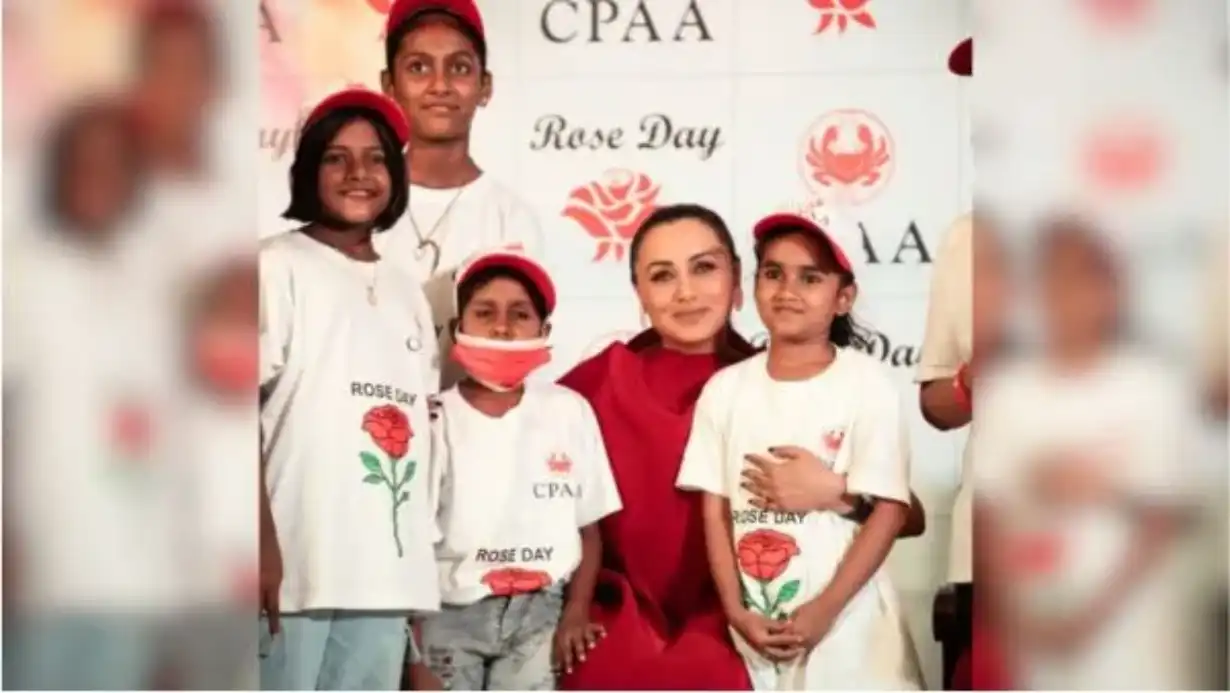 Rani Mukherjee Celebrated World Rose Day With Cancer Patients