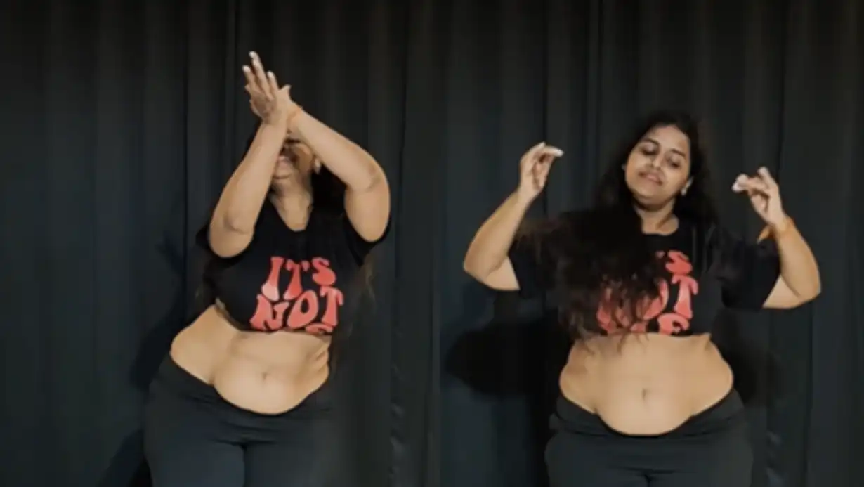 Girl Created A Sensation With Her Belly Dance Video Of 'tamannaah Bhatia' Song Went Viral