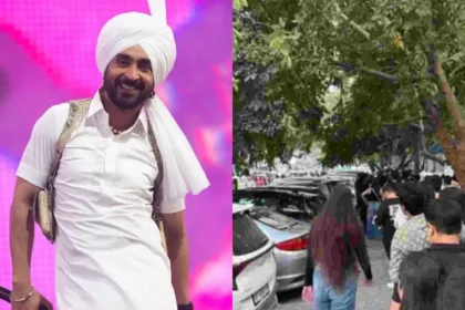 Long Queue Of Fans For Diljit Dosanjh's Concert At Jln Stadium, Delhi