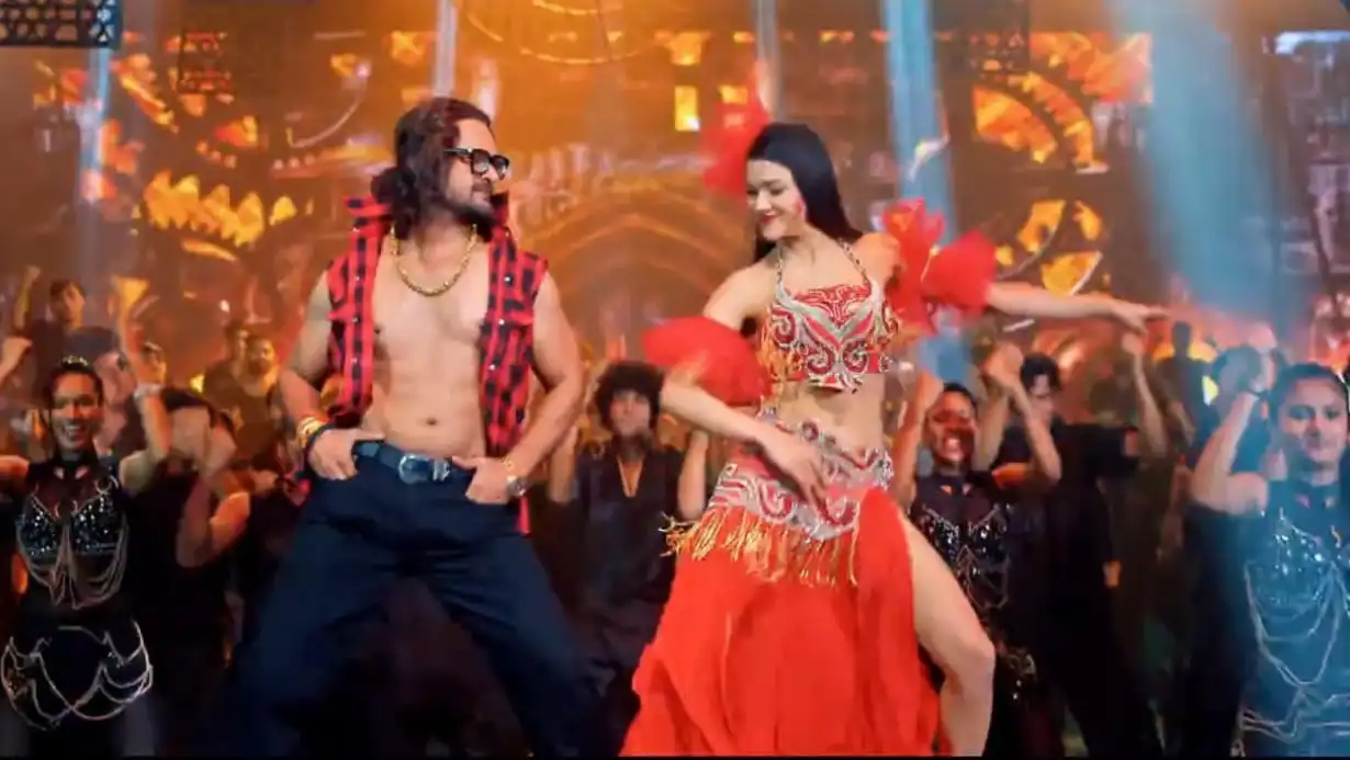 Khesari Lal Yadav And Namrata Malla's Explosive Party Anthem Kamariya Lollipop Released