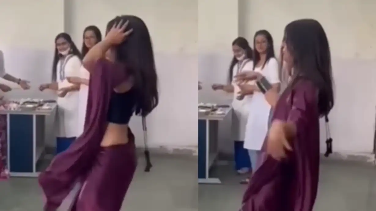 Viral Video Teacher Danced Vigorously To A Bhojpuri Song In The Classroom