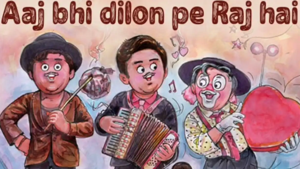 Amul Dedicated A Special Doodle To 100 Years Of Raj Kapoor