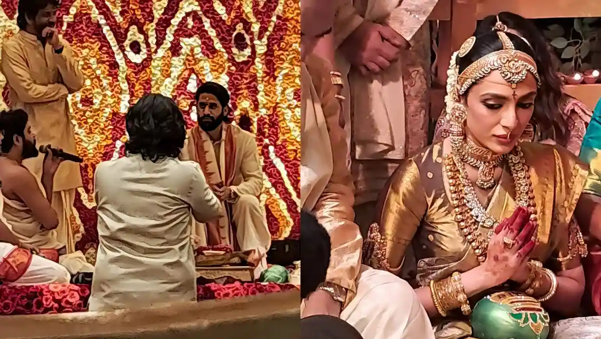 First Pictures Of Naga Chaitanya And Sobhita Dhulipala's Wedding