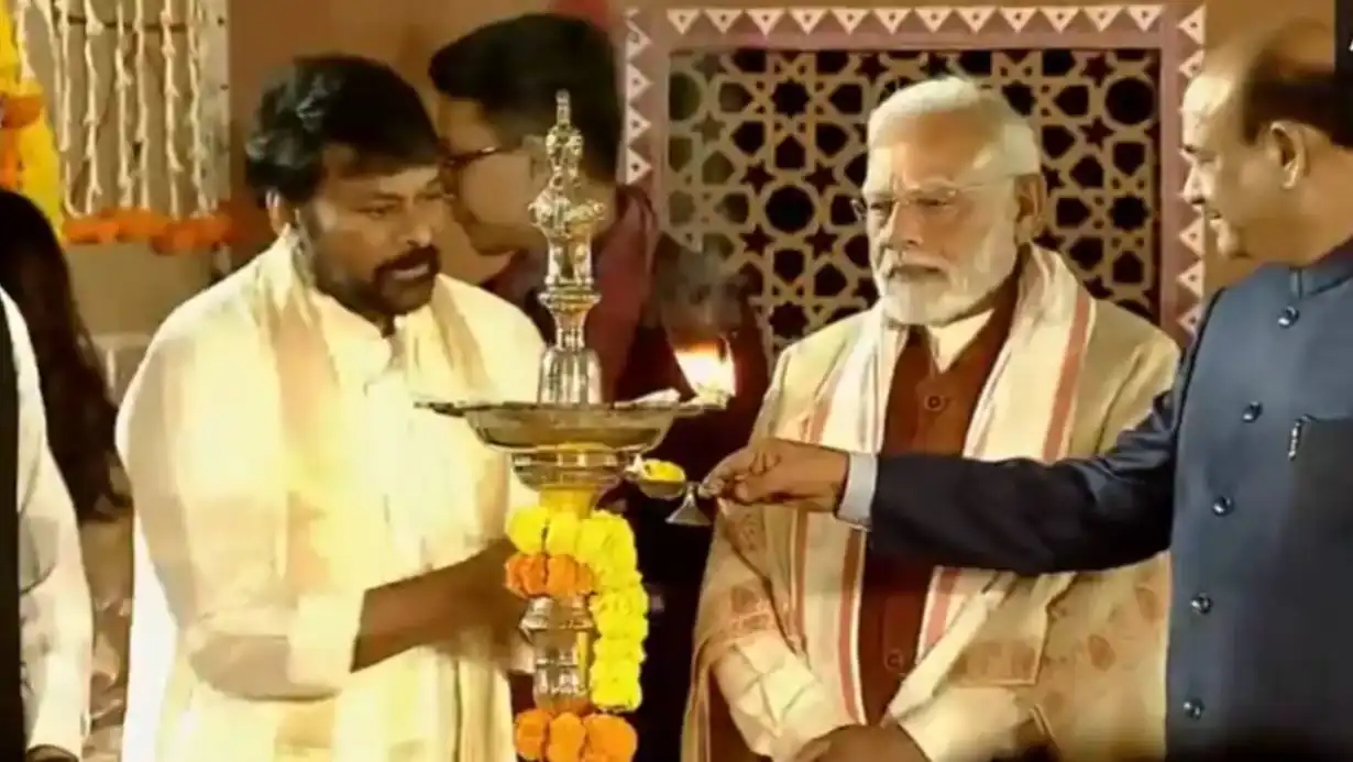 Chiranjeevi Celebrated Makar Sankranti With Pm Modi