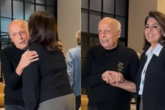 Neetu Kapoor Surprised Fans By Hugging Mahesh Bhatt In Public