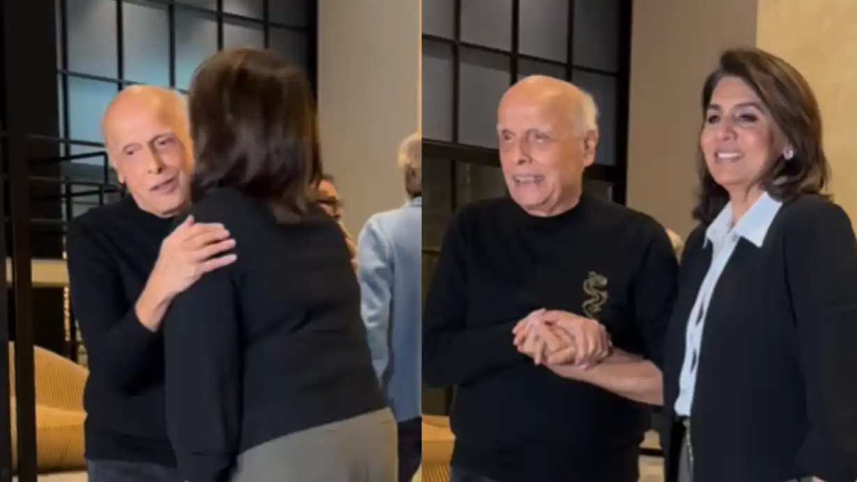 Neetu Kapoor Surprised Fans By Hugging Mahesh Bhatt In Public