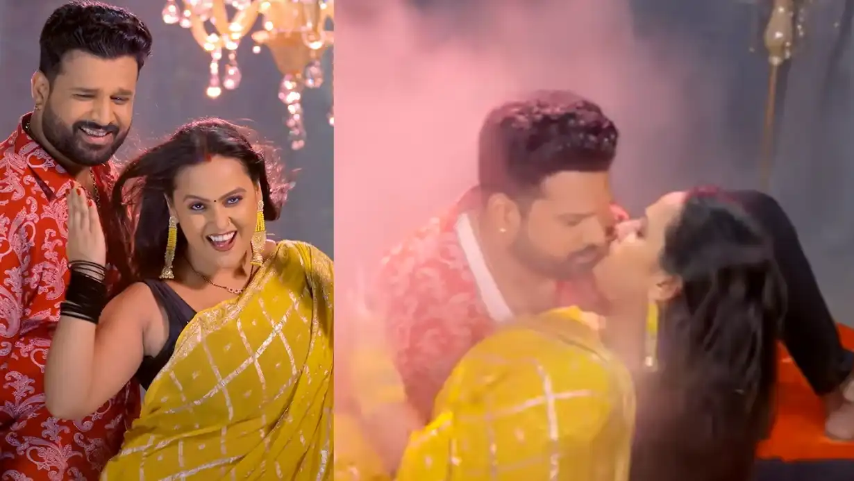 Ritesh Pandey's Romantic Bhojpuri Song Laje Lagta Became A Superhit