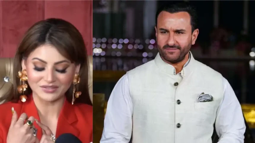 Urvashi Rautela Showed A Diamond When Asked About Saif Ali Khan's Health