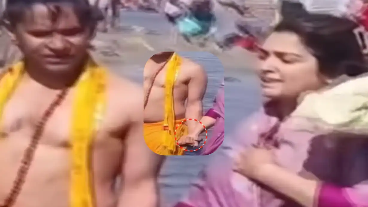 Amrapali Dubey Video Amrapali Dubey Was Seen Taking A Dip In Sangam With Nirhua