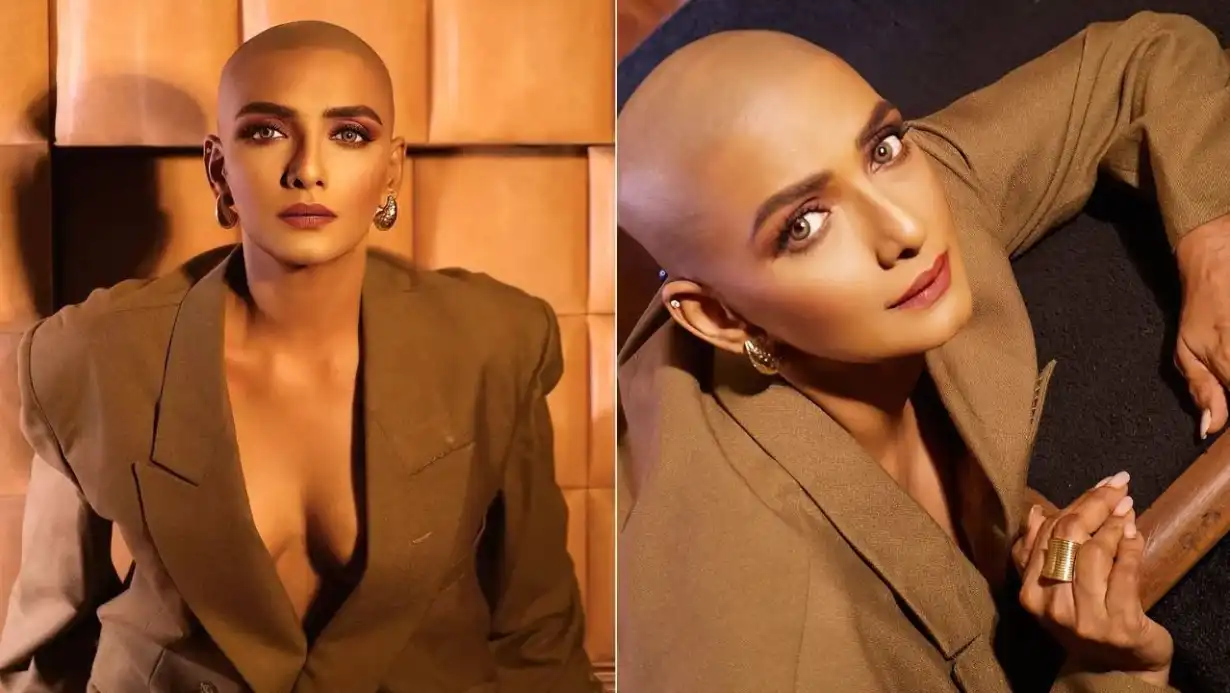 Shanthi Priya Viral Bald Look Film With Akshay Kumar