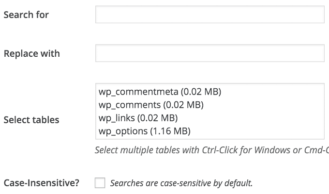 Better Search And Replace Plugin