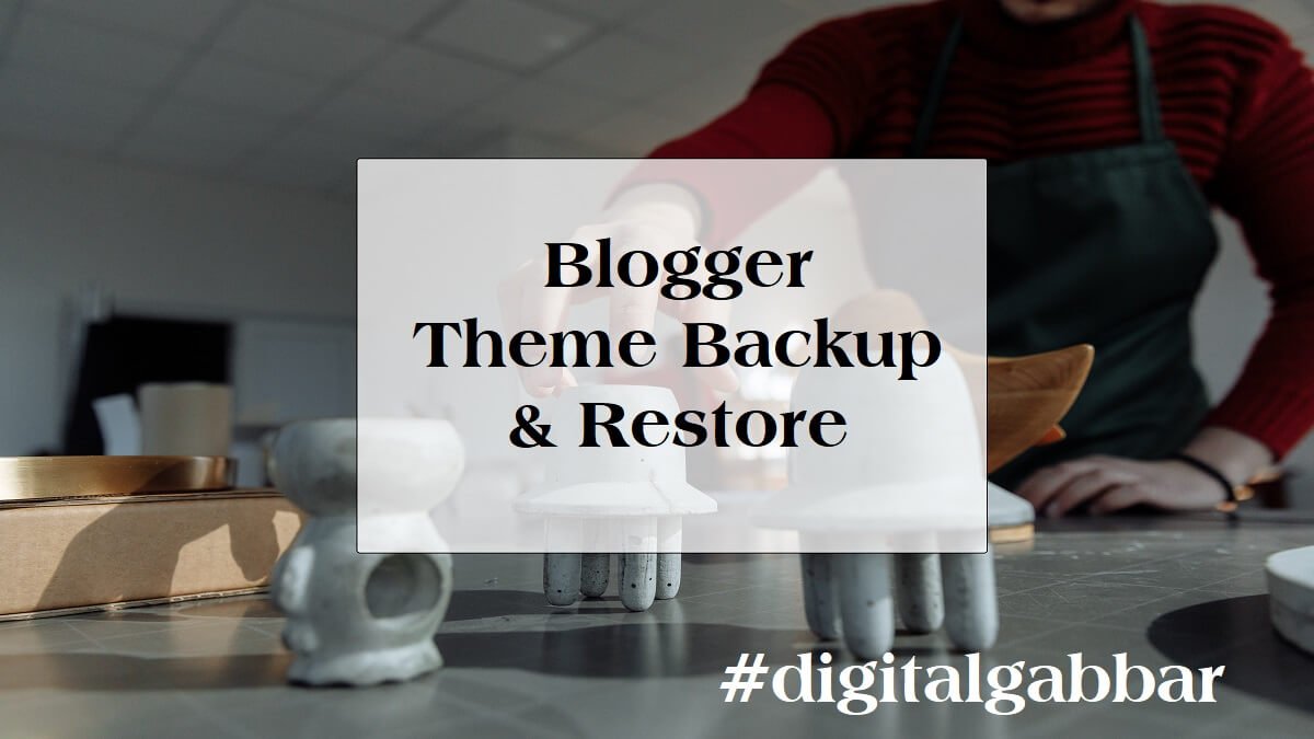 Backup Blogger theme