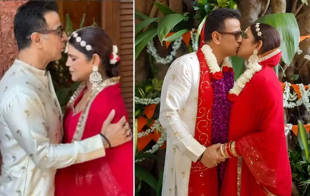 Ronit Roy got married at the age of 58, lip-lock pictures went viral on the internet