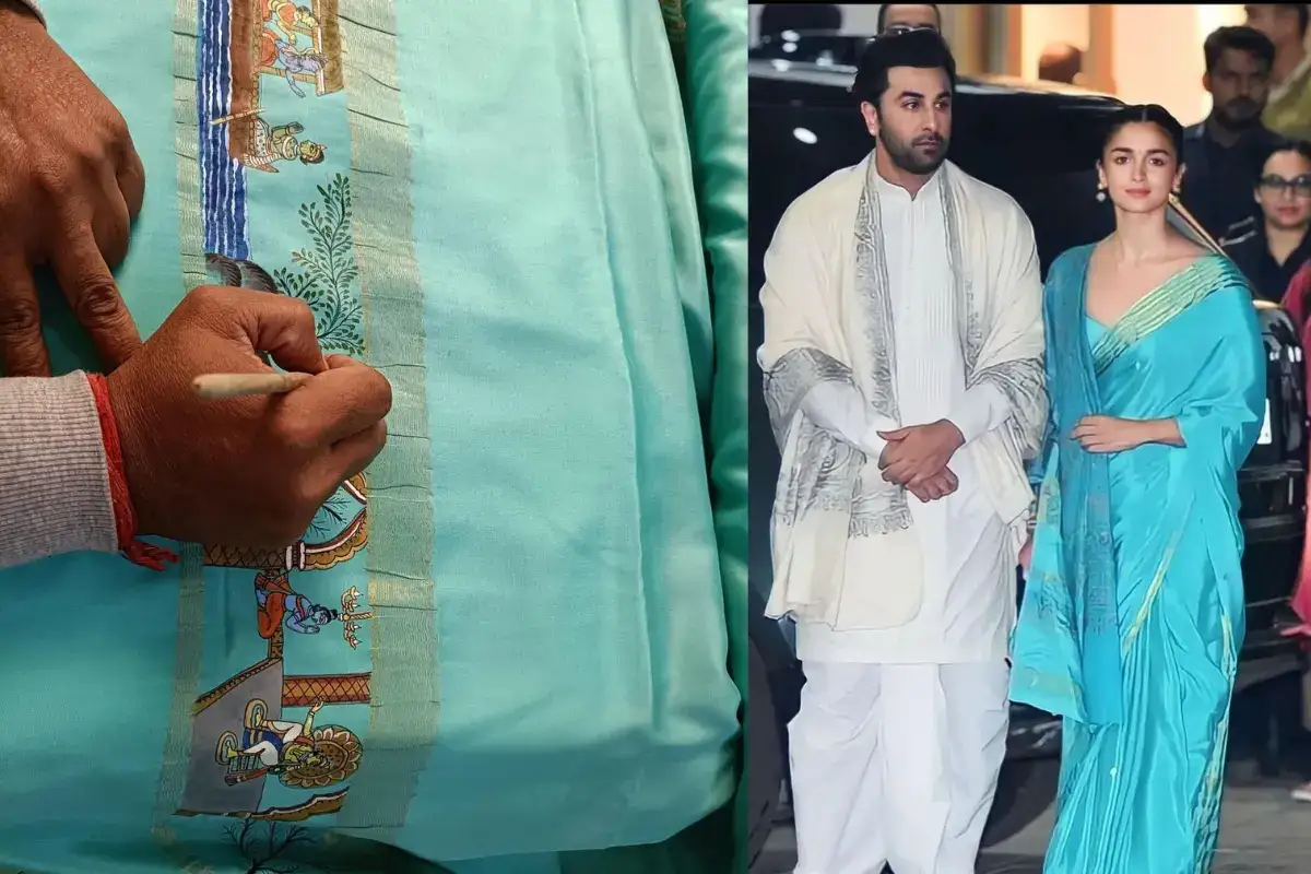 Alia Bhatt's Saree and the star couple at the event