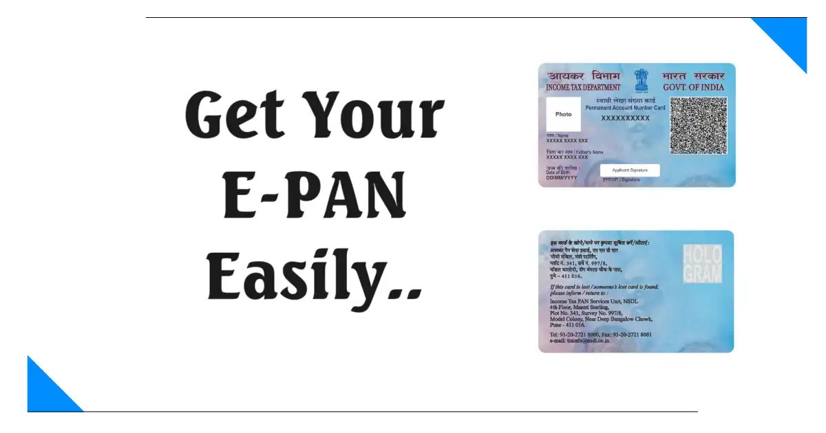 Get Your E-PAN Easily Download Your E-PAN from Aadhaar with Simple Steps - Complete Process Explained!