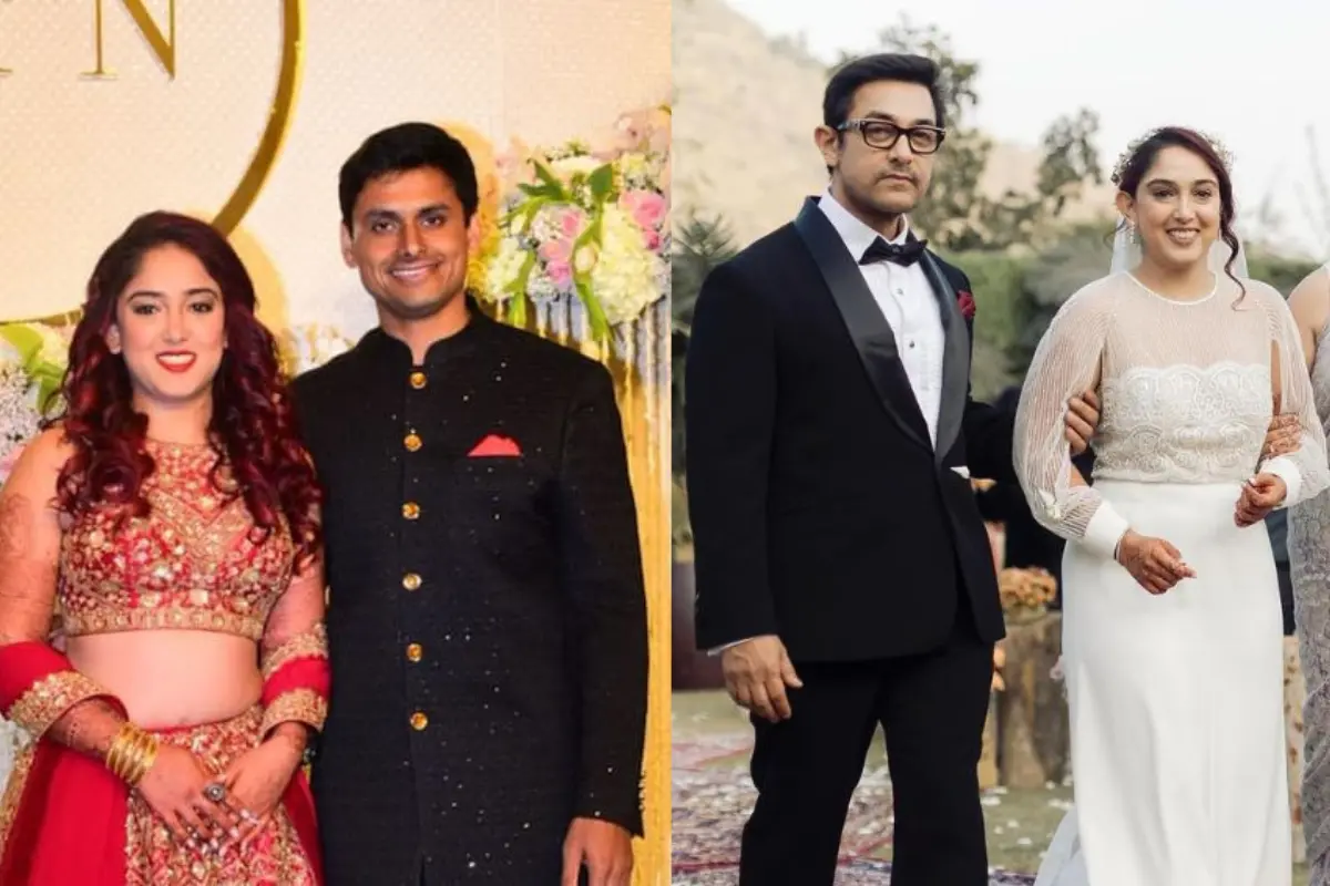 Nupur shikhare and Ira Khan's wedding reception