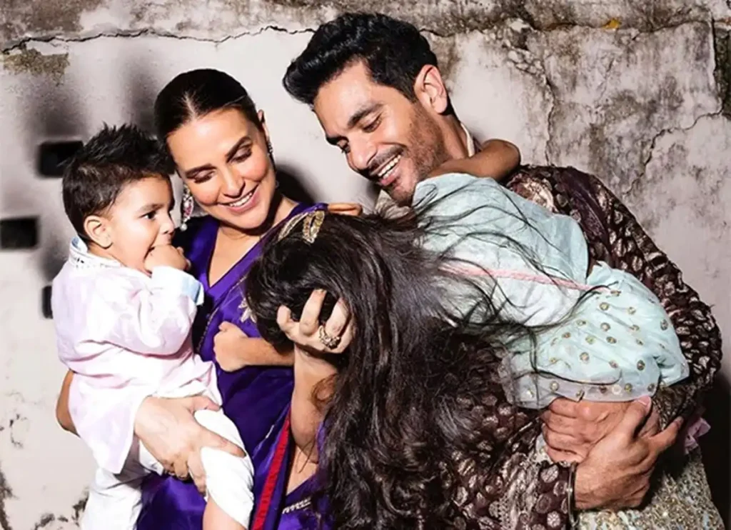 Neha Dhupia family