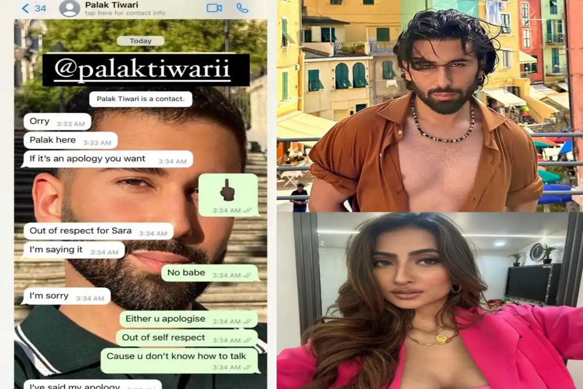 Orry showed middle finger to Palak Tiwari, Orry And Palak Tiwari WhatsApp Chat Leak