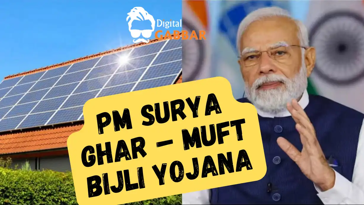 PM Modi New Scheme PM Surya Ghar– Muft Bijli Yojana! Apply Online Now for Instant Access!