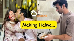 Pulkit Samrat making halwa