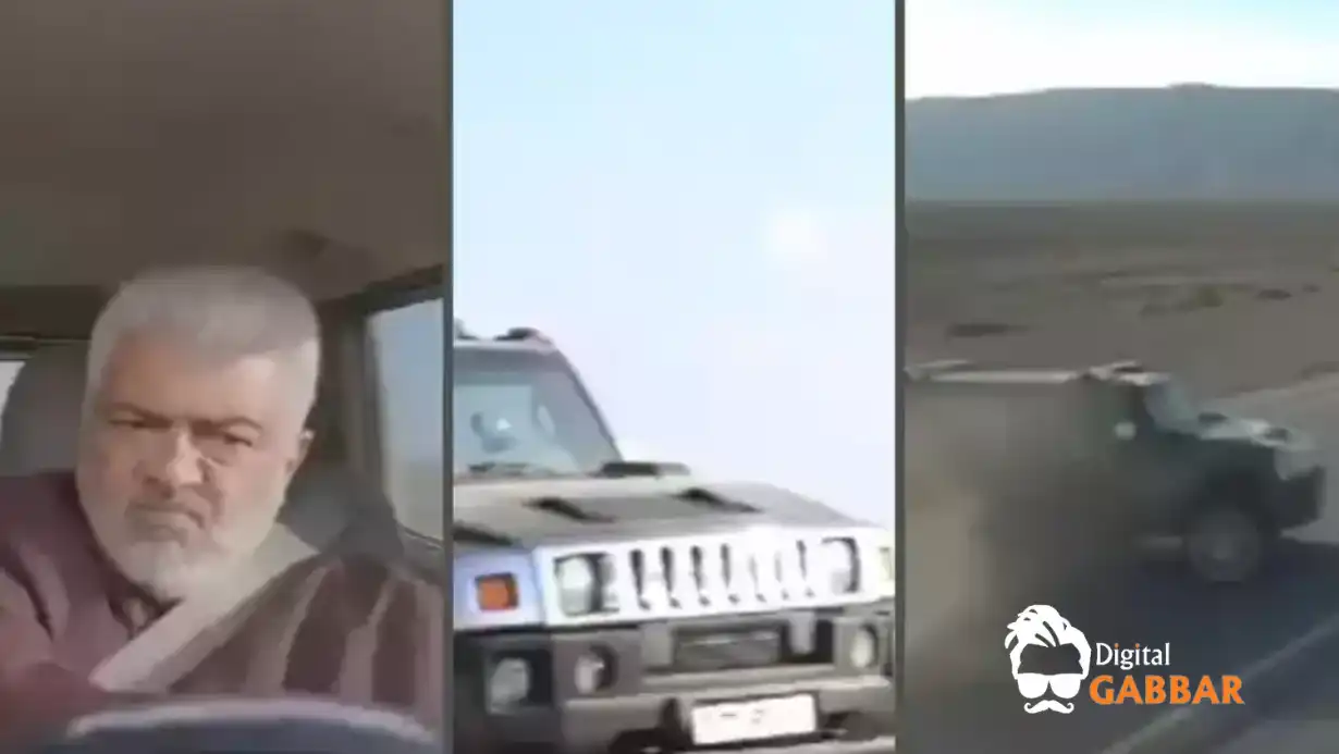 Ajith Kumar shows off incredible stunts in Hummer SUV