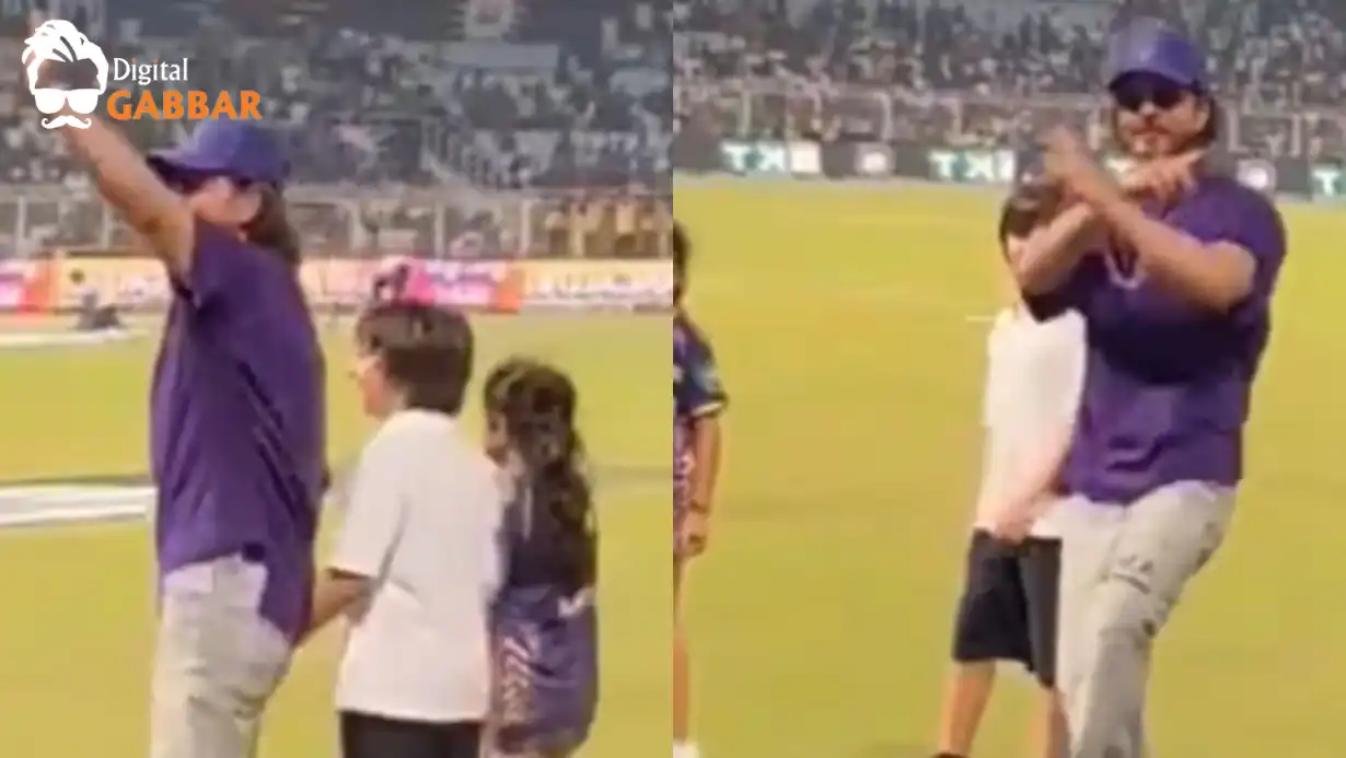 IPL Shahrukh dances to 'Jhoome Jo Pathan' on the ground; video of 'King Khan' goes viral