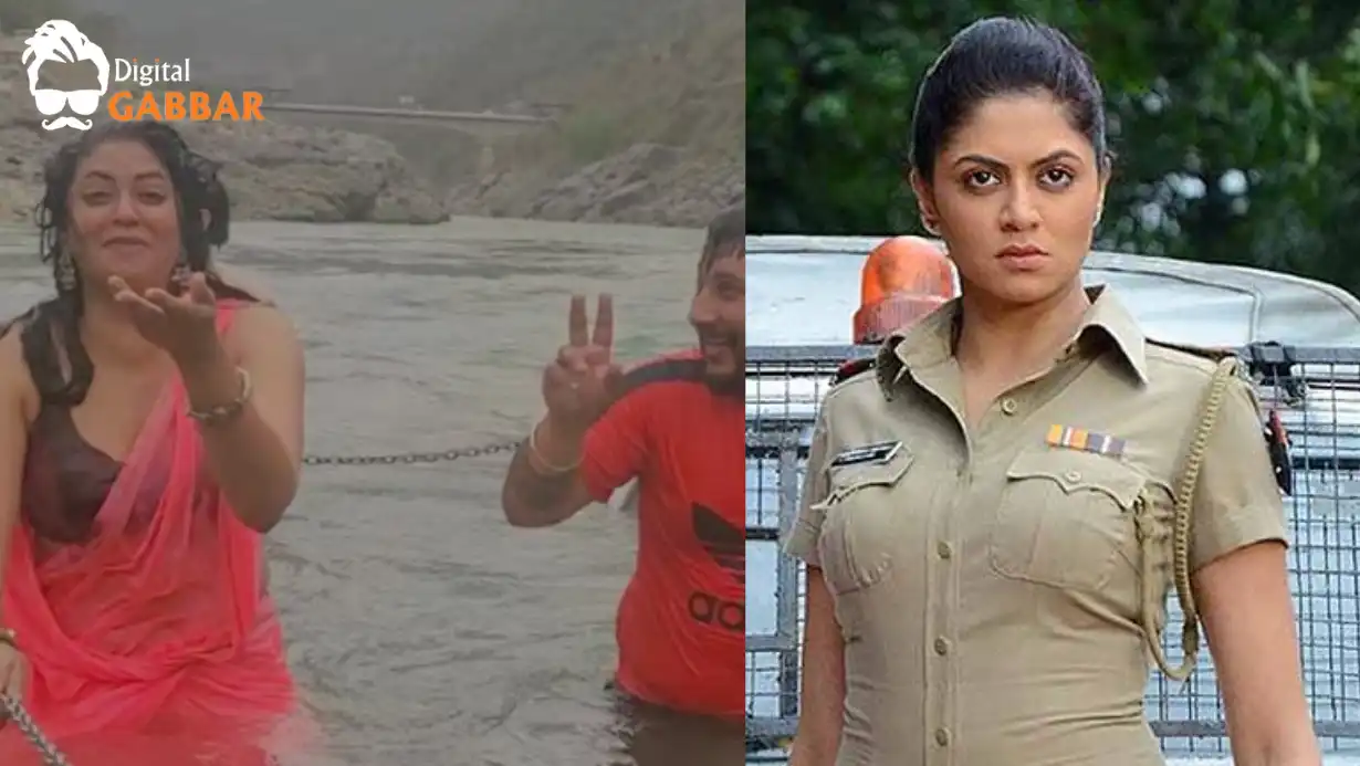 Kavita Kaushik spotted bathing in river with man, shows new look at 43 in video