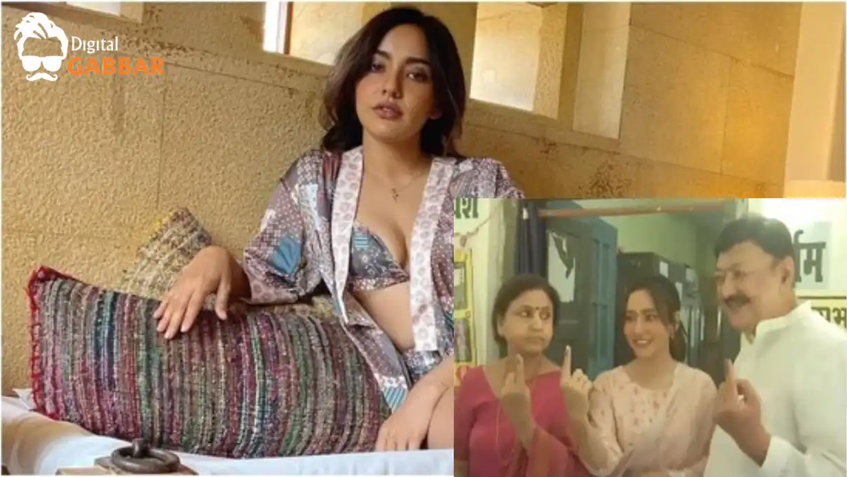 Neha Sharma Votes in Bhagalpur Lok Sabha; Urges Public to Cast their Votes