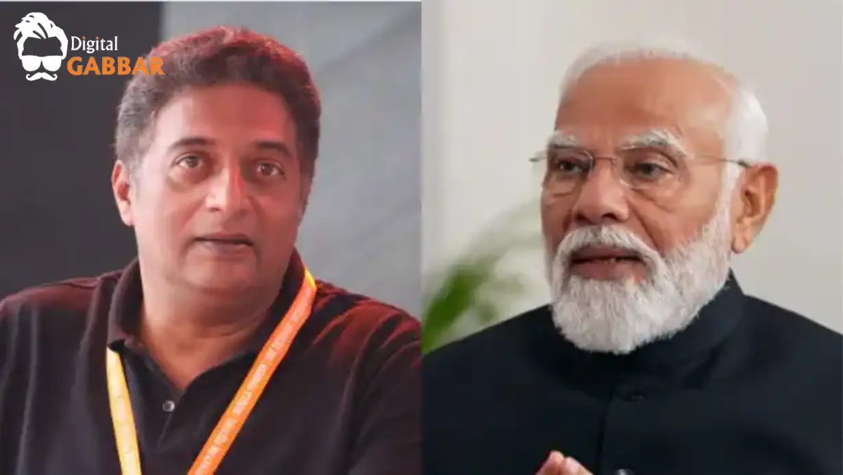 South Indian Actor Prakash Raj Lashes Out At PM Modi's Statement