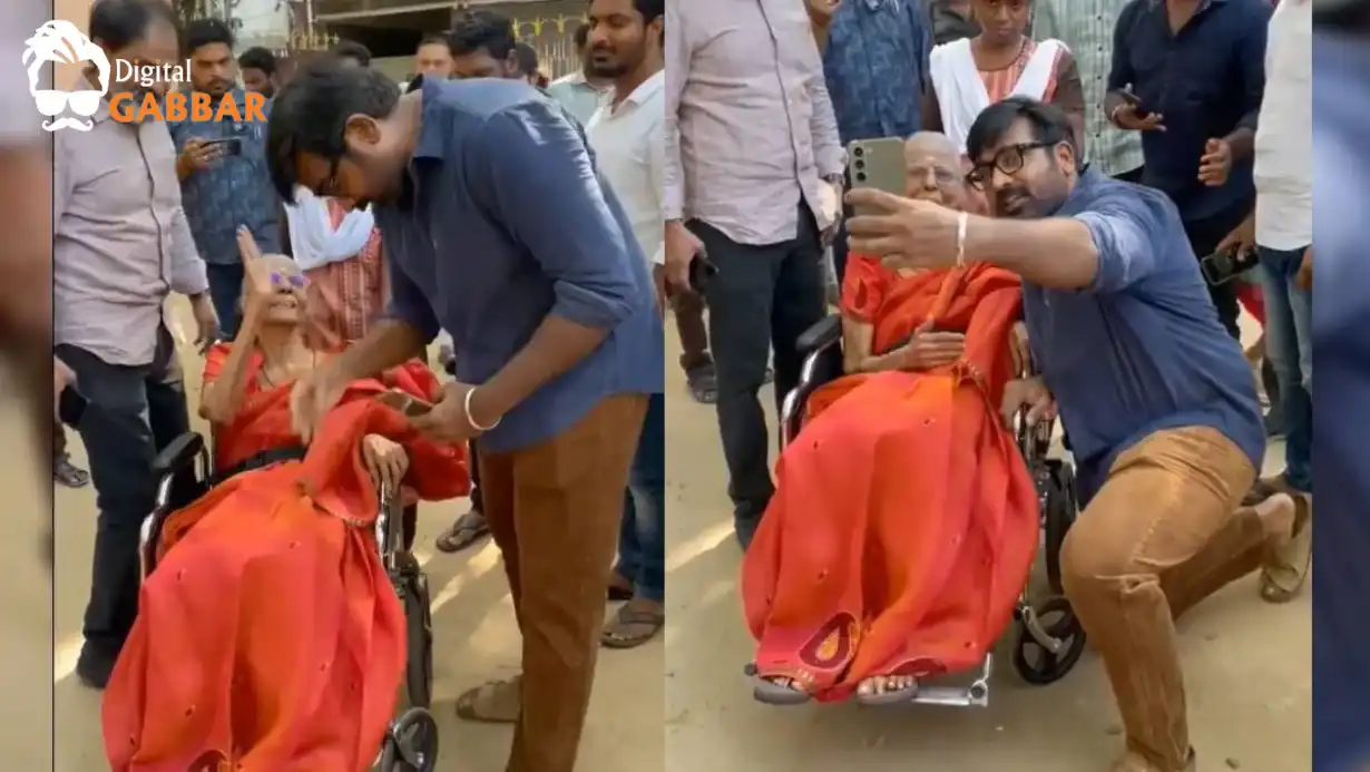 Vijay Sethupathi admires elderly woman voting in wheelchair, becomes her fan