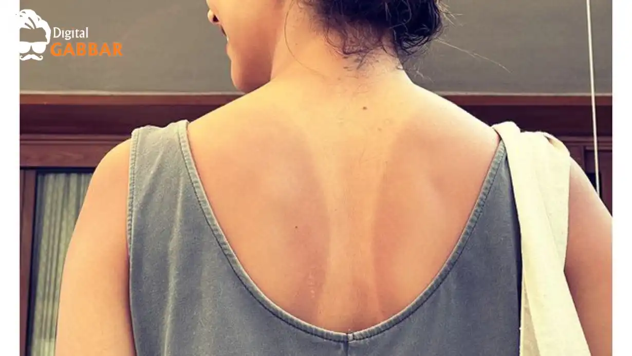 What is Deepika Padukone trying to say by showing her tanning back