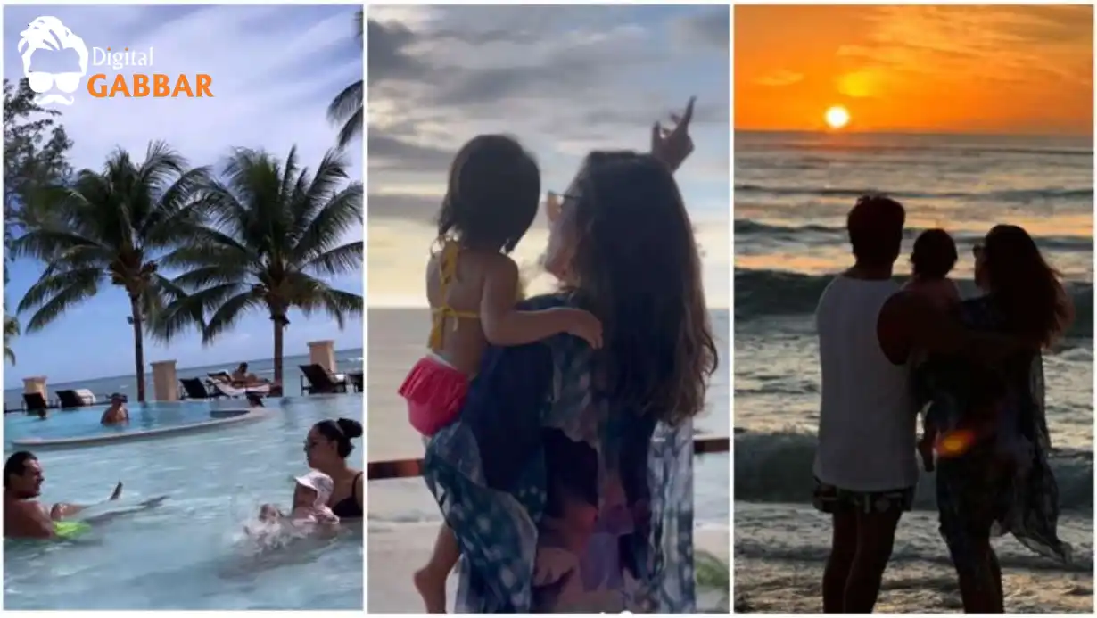 Bipasha Basu's One-and-a-Half-Year-Old Daughter, Devi, Spotted Swimming