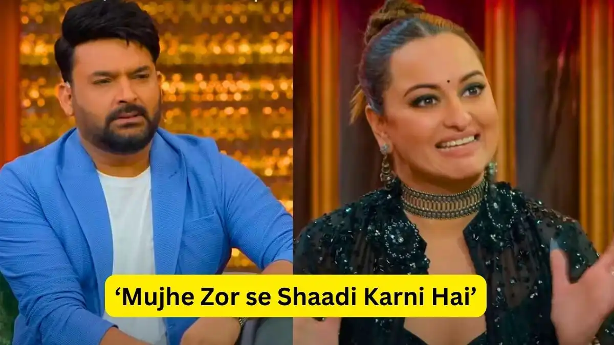 Sonakshi Sinha Says 'Mujhe Zor se Shaadi Karni Hai’ on The Great Indian Kapil Show