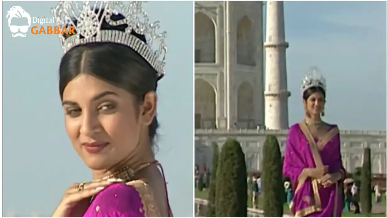 Sushmita Sen's 30-Year-Old Video Posing with Crown at Taj Mahal Goes Viral