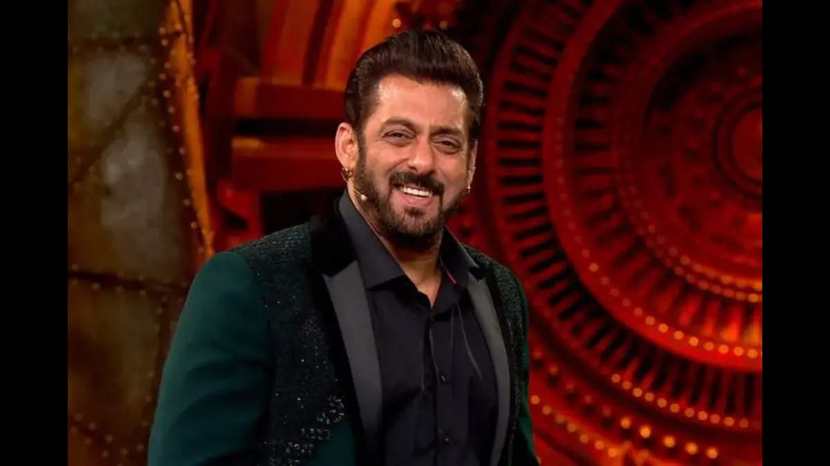 Salman Khan on the Bigg Boss stage