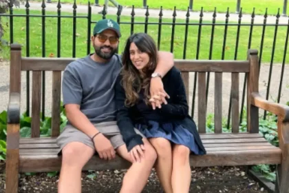 Ritika Sajdeh And Rohit Sharma