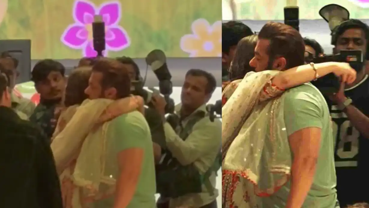 Salman Khan Hugs Sonali Bendre