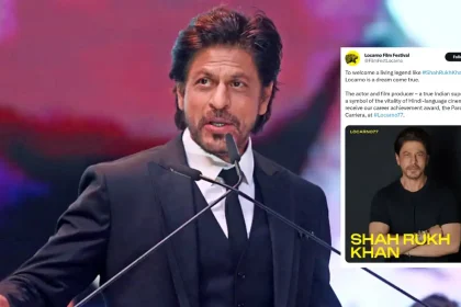 Shah Rukh Khan Receives 'pardo Alla Carriera' Award At Locarno Film Festival